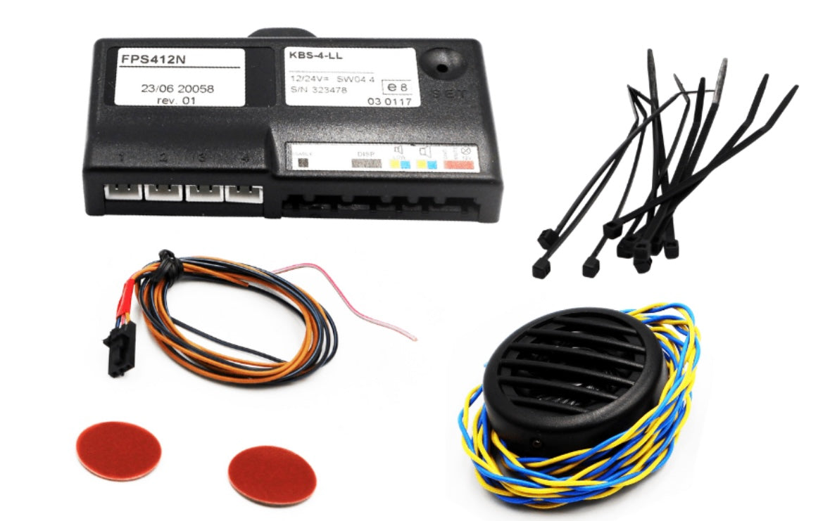 Laserline FPS412 Flashpoint REAR 4 Aftermarket Rear Bumper Parking Sensor System