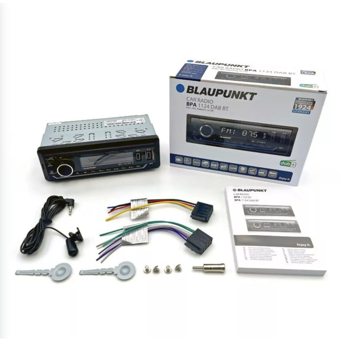 Blaupunkt BPA1124 DAB/DAB+ BT Car Radio Stereo With Bluetooth USB AUX Input