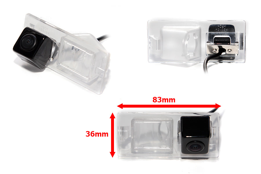 Fiat 500 Reverse View Rear Number Plate Light Camera (NTSC)