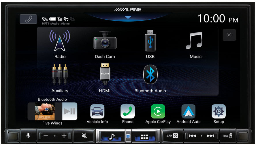 Alpine ILX-705D - 7” Digital Media Bluetooh Apple CarPlay/Android Auto