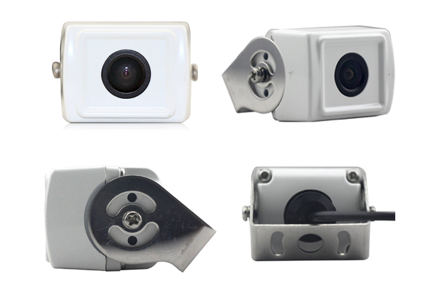 Universal Heavy Duty Rear View Canera With Adjustable Bracket For Vans/ Motorhomes NTSC (WHITE)