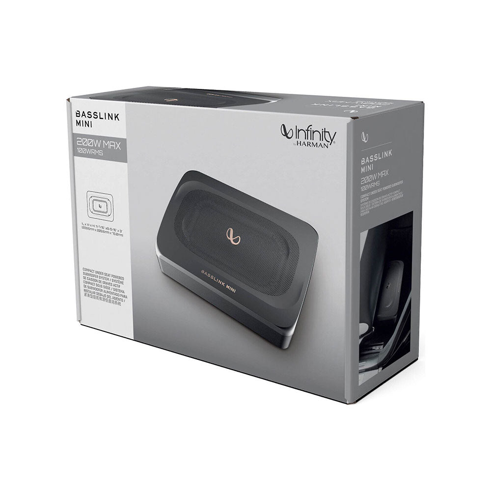 Infinity BASSLINK MINI Compact Under Seat Powered Subwoofer System
