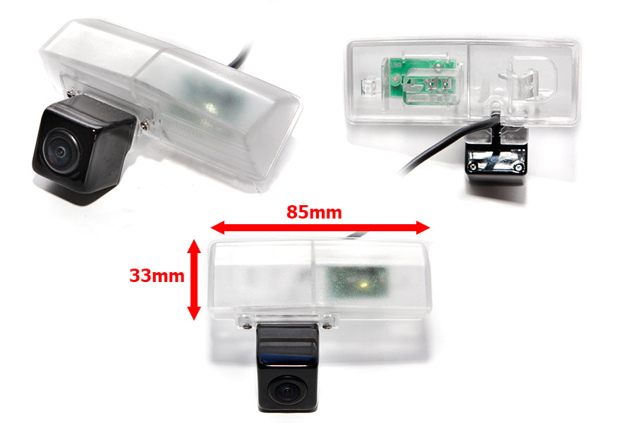 Toyota Prius Reverse View Rear Number Plate Light Camera With LED Bulb (NTSC)