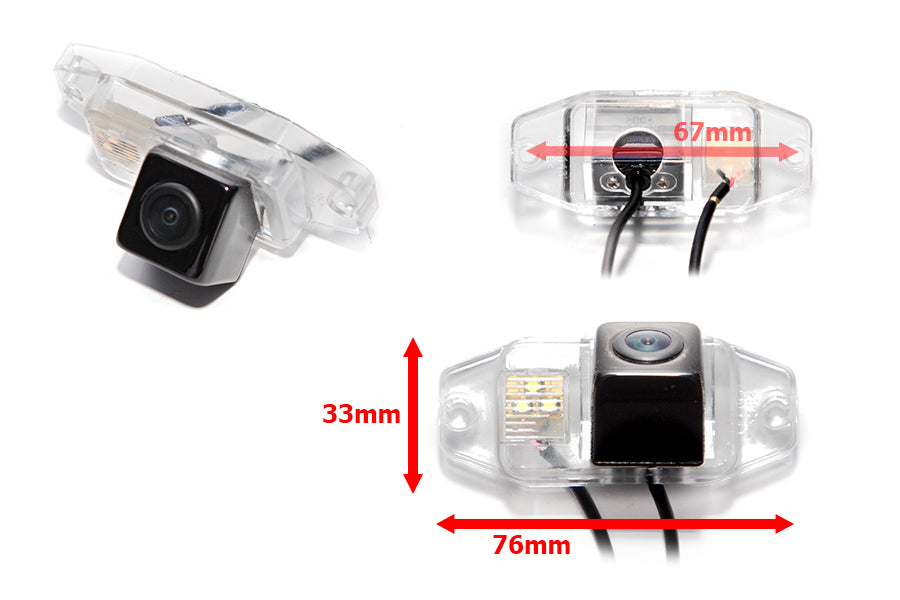 Toyota Land Cruiser Reverse View Rear Number Plate Light Camera (NTSC)
