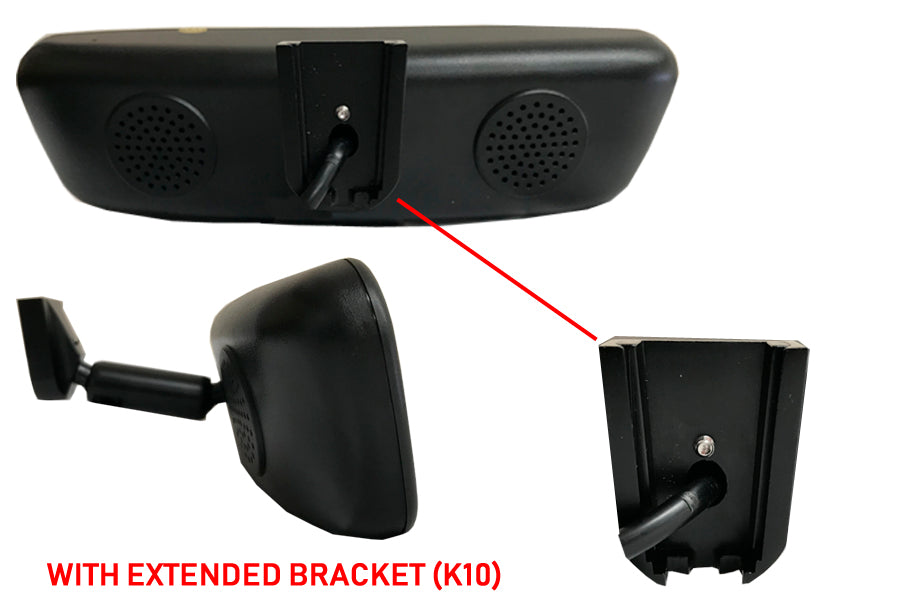 4.5 Inch Rear View Mirror Monitor (With Extended K10 Bracket)