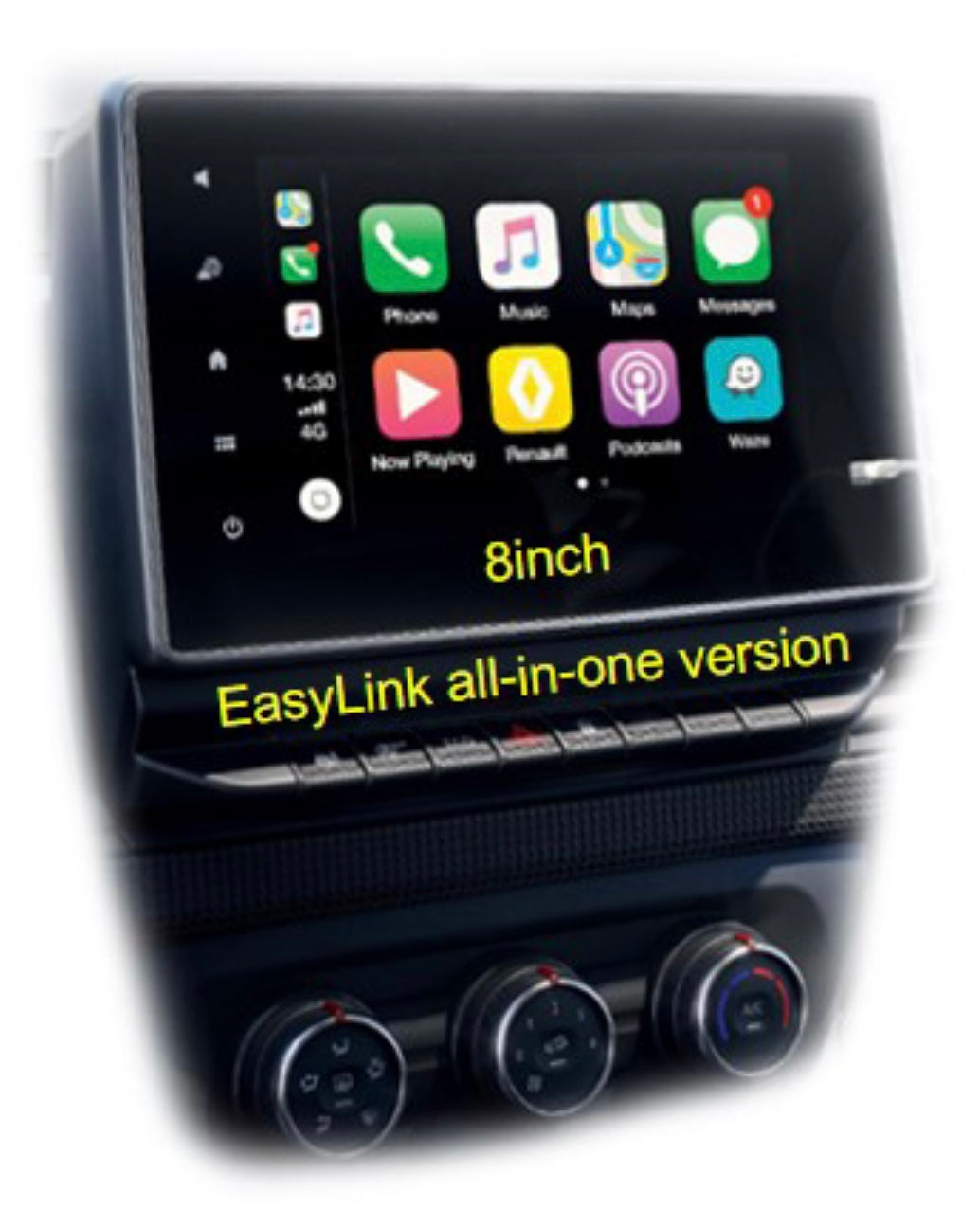 Add Camera to OEM Renault Kangoo (2022 Onwards) 40pin Camera Cable With EasyLink All-In-One 8inch Head-Unit (Coding Needed)