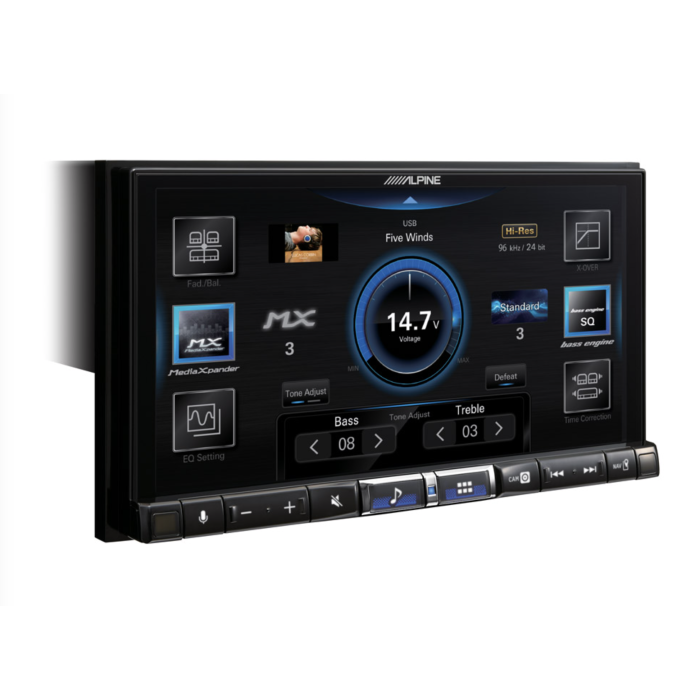 Alpine ILX-705E46 - 7" Touchscreen CarPlay Android Auto DAB Bluetooth Stereo For BMW E46