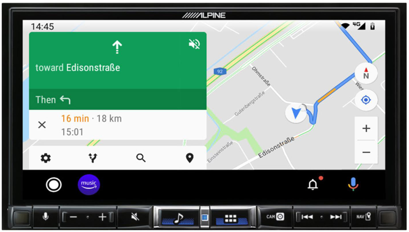 Alpine ILX-705D - 7” Digital Media Bluetooh Apple CarPlay/Android Auto