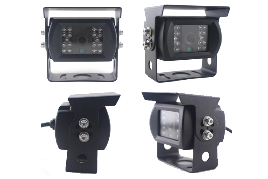 Universal Heavy Duty Rear View Canera With Adjustable Bracket For Vans/ Motorhomes NTSC (Black)