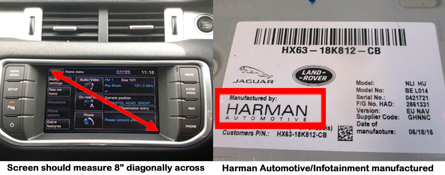 Add Camera to OEM Jaguar XF (2015 Onwards) With Harmon 8" Head Unit Display
