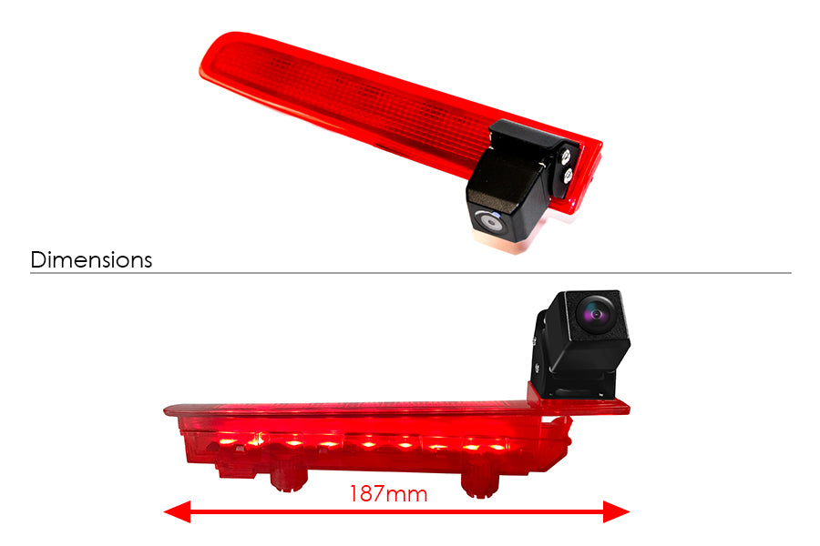 Volkswagen Transporter T6 (2015-2019) High Level Brake Light Camera (NTSC) (BARN DOORS)