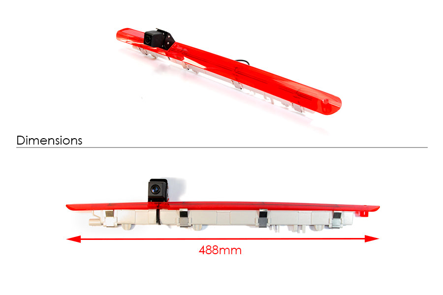 Mercedes Vito (2016 Onwards) High Level Brake Light Camera (TAIL LIFT DOOR)
