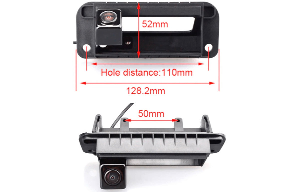 Mercedes C-Class W204 (2007-2014) Reverse View Tailgate Handle Camera (NTSC)