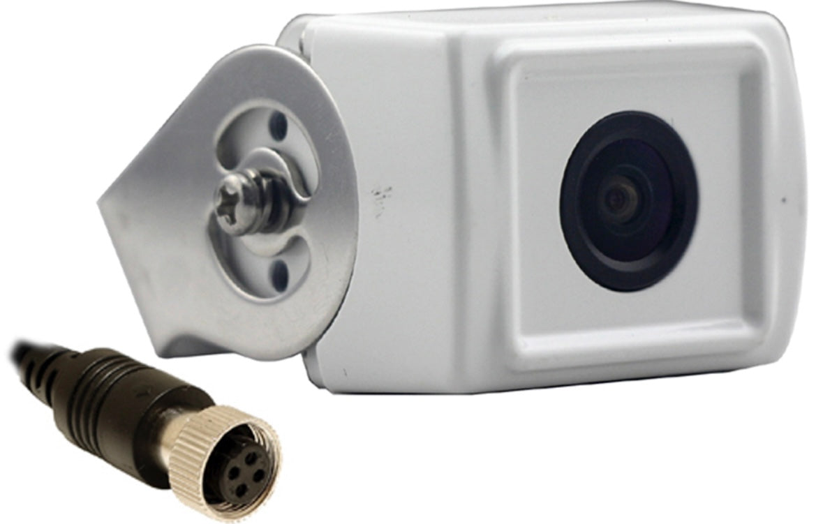 Universal Heavy Duty Rear View Canera With Adjustable Bracket For Vans/ Motorhomes NTSC (WHITE)