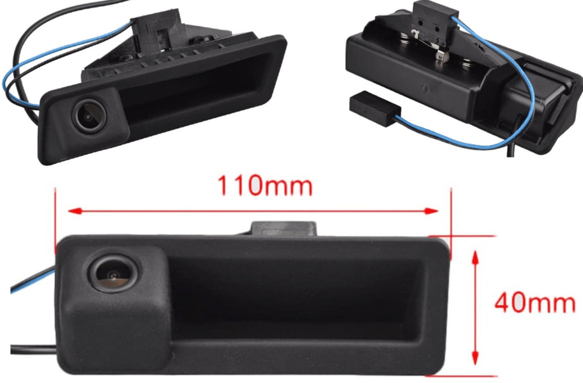 BMW 1 Series (E81/E82/E87/E88) Reverse View Tailgate Handle Camera (NTSC)