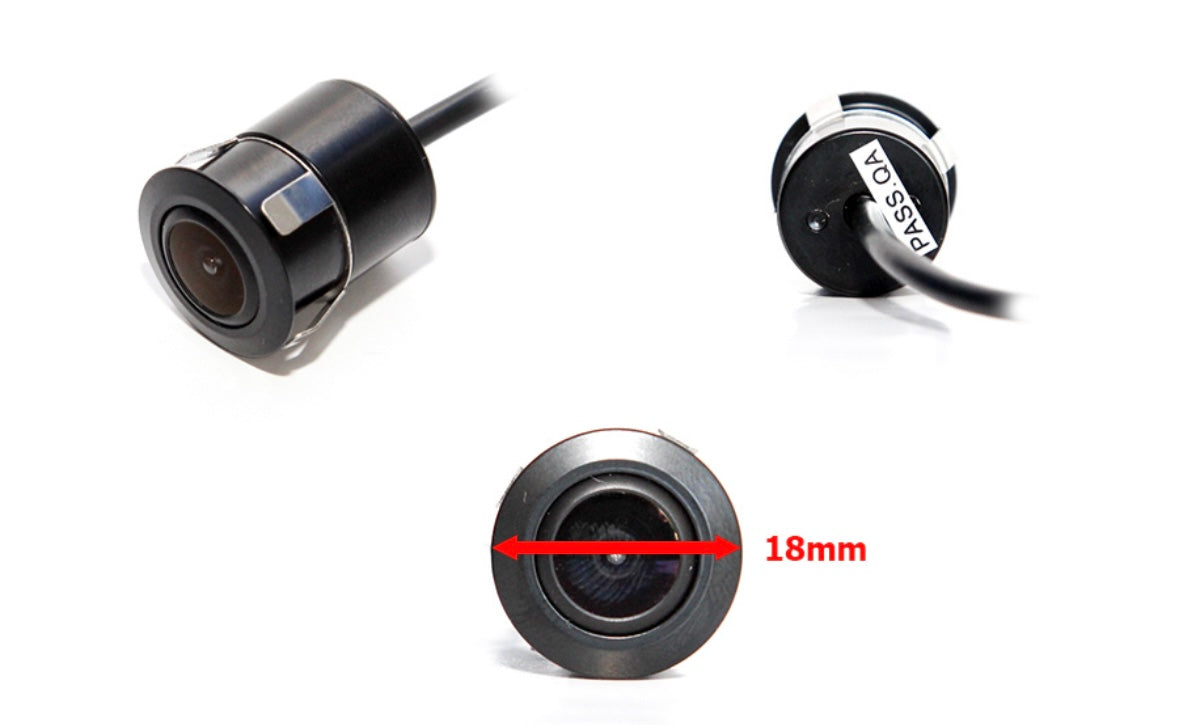 Universal Vehicle Reverse View 18mm Flush Mount Camera (NTSC)