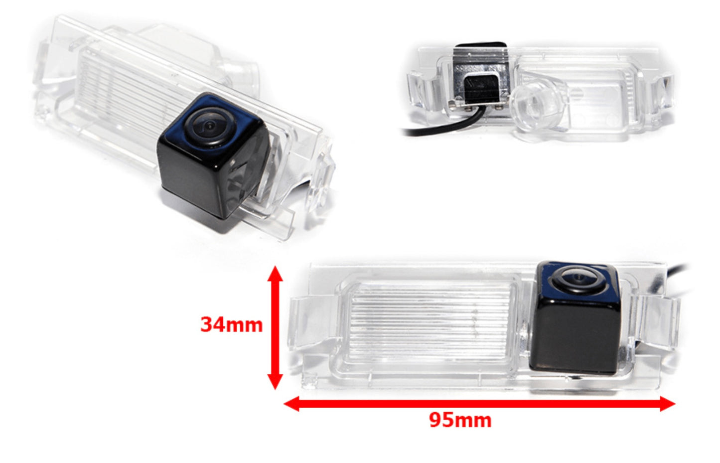 Kia Rio Reverse View Rear Number Plate Light Camera (NTSC)