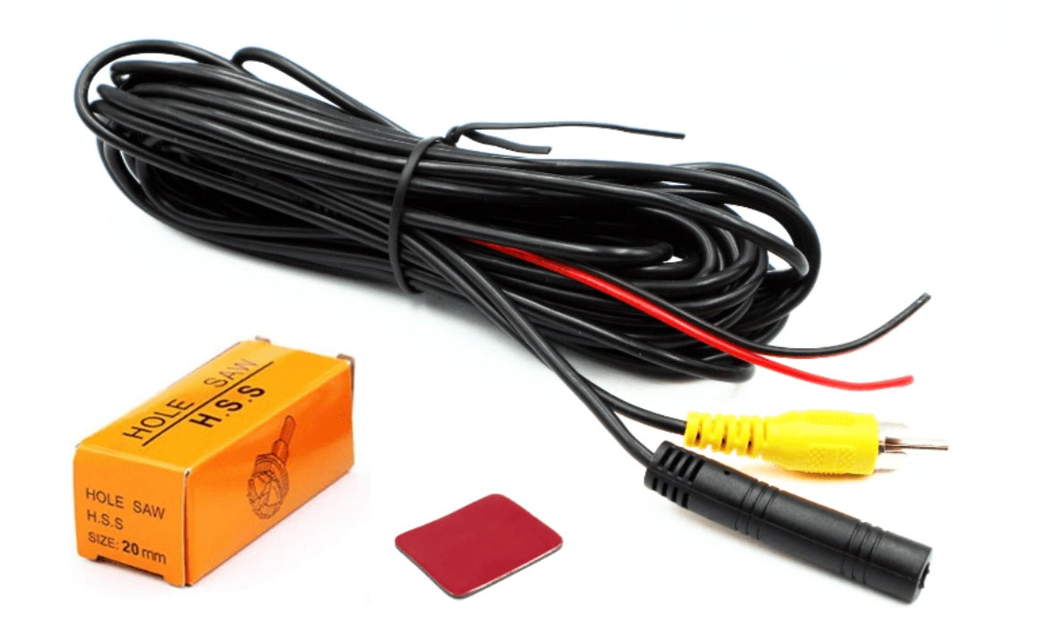 Universal Push Fit Vehicle Front & Rear View Camera With 5m Cable Set (NTSC)