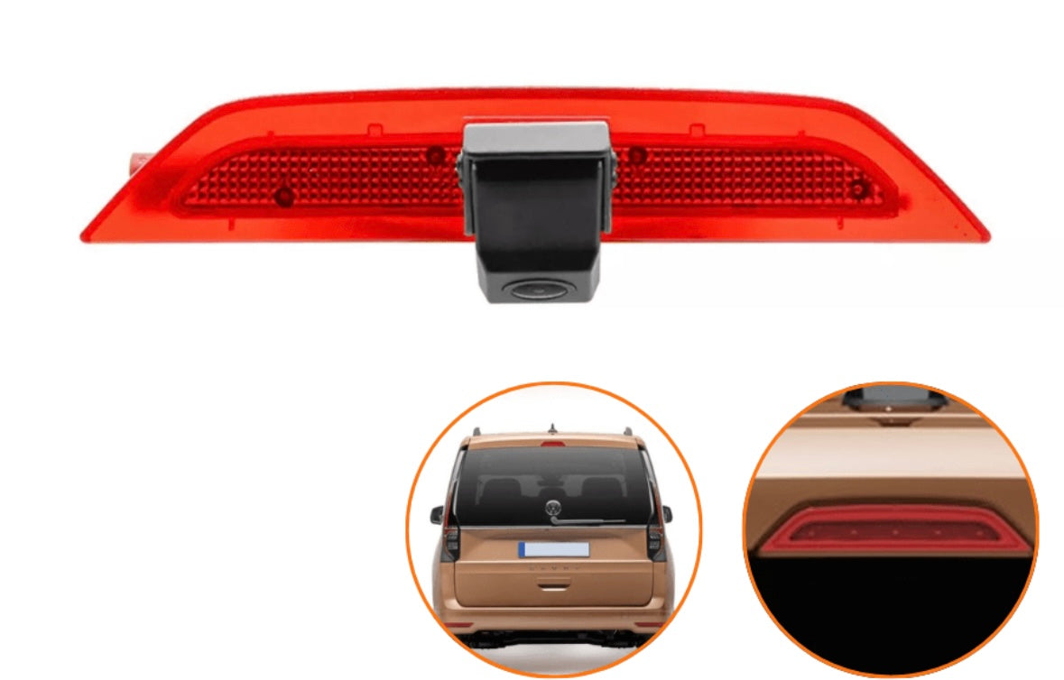 Volkswagen Caddy (2020 Onwards) High Level Brake Light Reverse View Camera (NTSC)