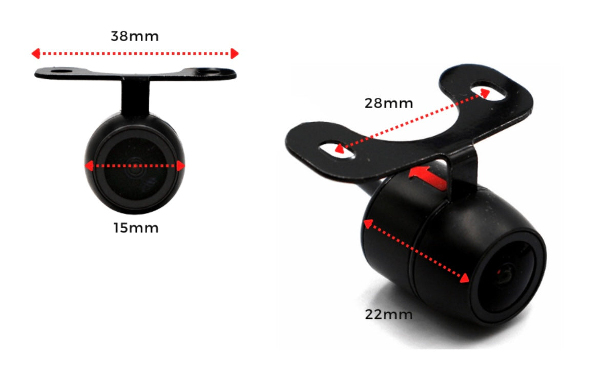 Universal Vehicle Reverse View Butterfly Camera With Adjustable Bracket (NTSC)