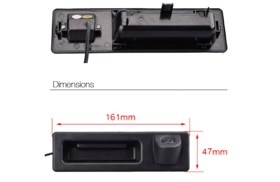 BMW 1 Series (F20/F21) Reverse View Tailgate Handle Camera (NTSC)