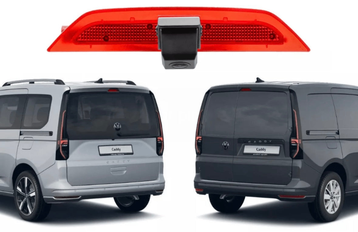 Volkswagen Caddy (2020 Onwards) High Level Brake Light Reverse View Camera (NTSC)