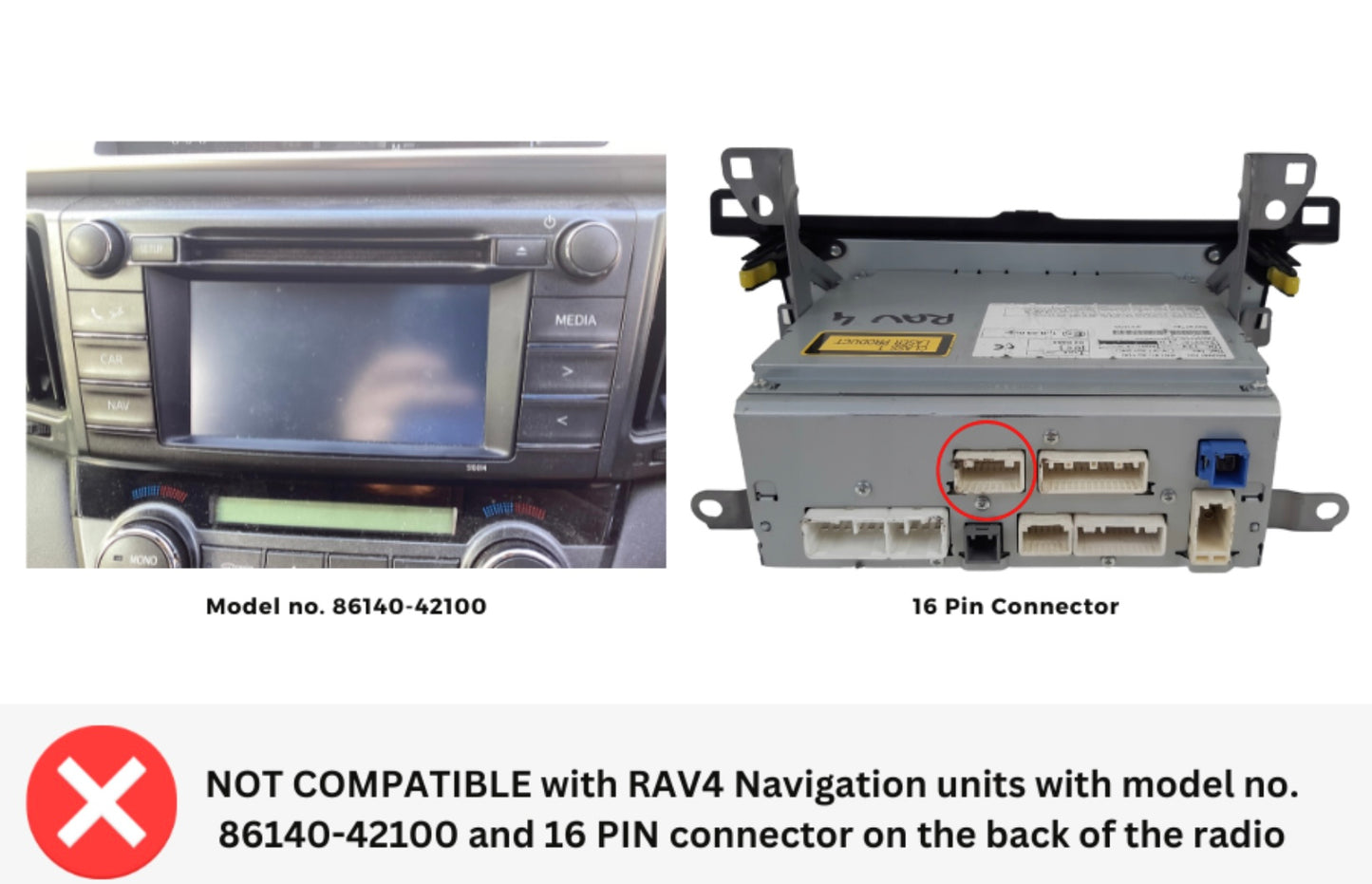 Add/Retain Camera To OEM Screen Toyota Hilux (2016 Onwards) (24 Pin connector)