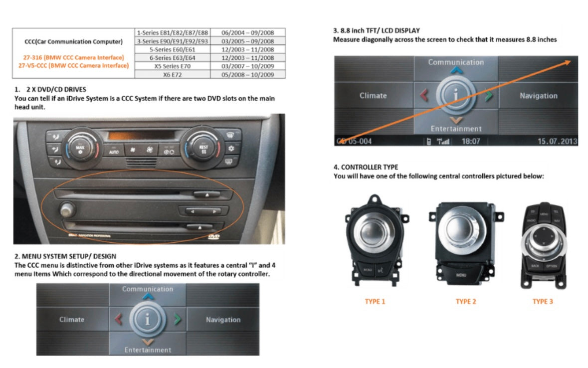 Add Camera to OEM BMW X6 (2008-2014) With Factory CCC Navigation