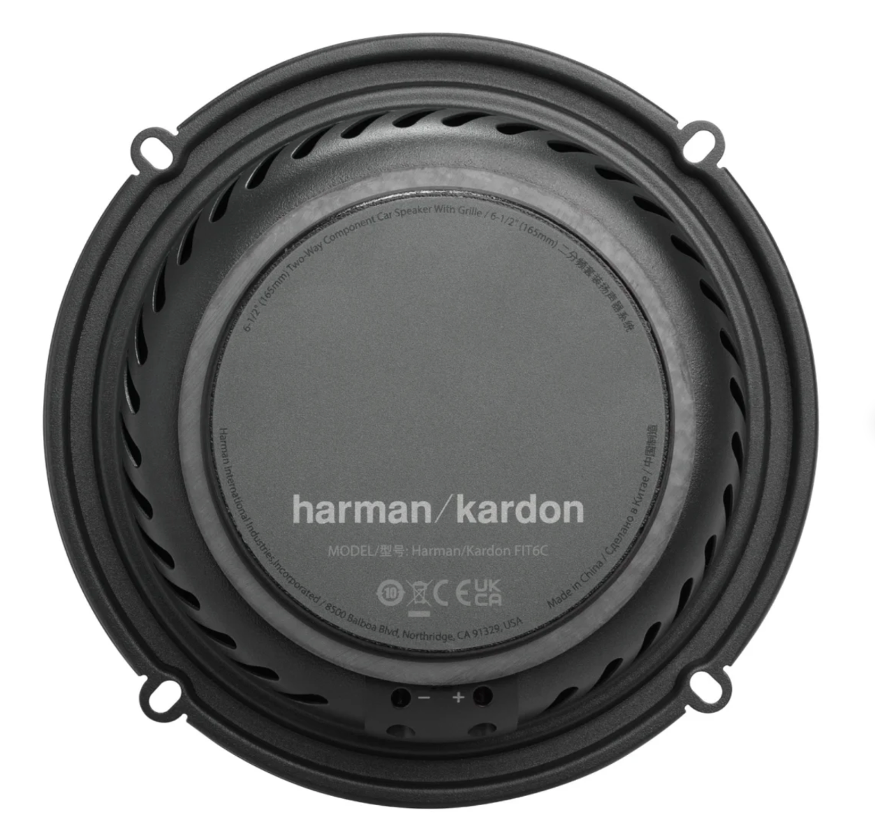 Harman Kardon FIT 6C - 6.5 Inch 2-Way Component Car Speakers 400W
