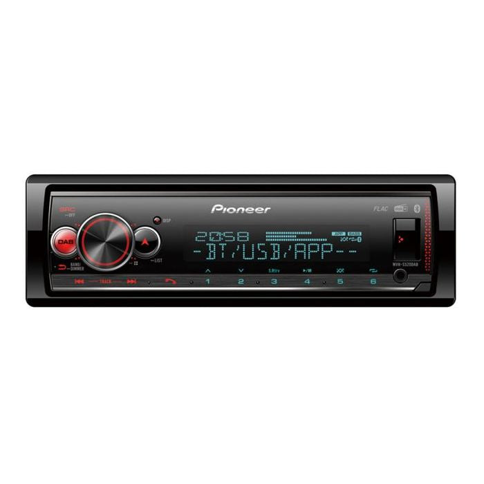 Pioneer MVH-S520DAB - Mechless DAB Bluetooth USB Android Car Stereo