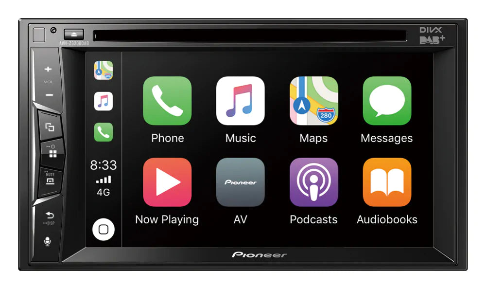 Pioneer AVH-Z3200DAB - 6.2 Inch CD DVD Player DAB Bluetooth CarPlay Car Stereo Screen