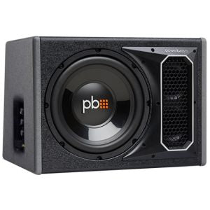 Powerbass PS-AWB101 - 10" Car Subwoofer Amplified Vented Bass Enclosure