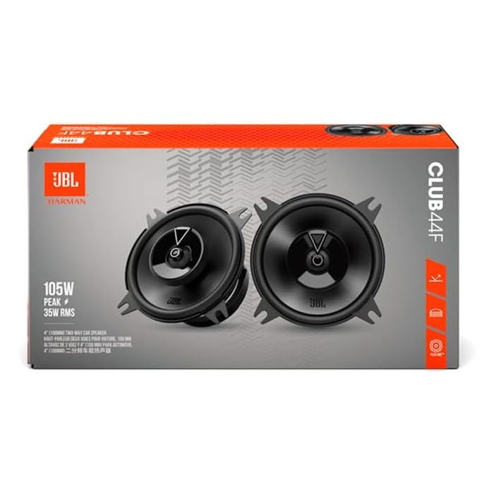 JBL CLUB 44F - 4" 2 Way Coaxial Car Speakers 210W Total Power
