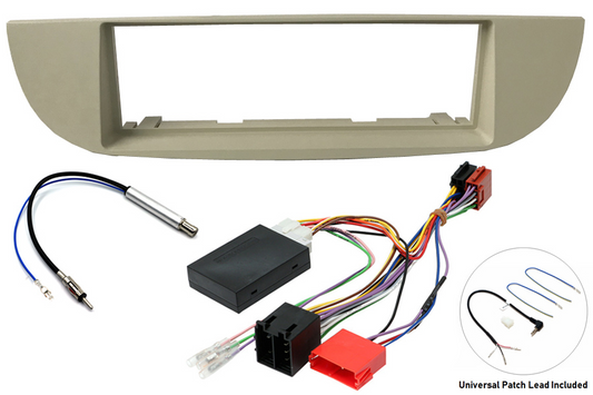 Abarth 500 (2008-2016) Single DIN Car Stereo Upgrade Fitting Kit (PEARL BEIGE)