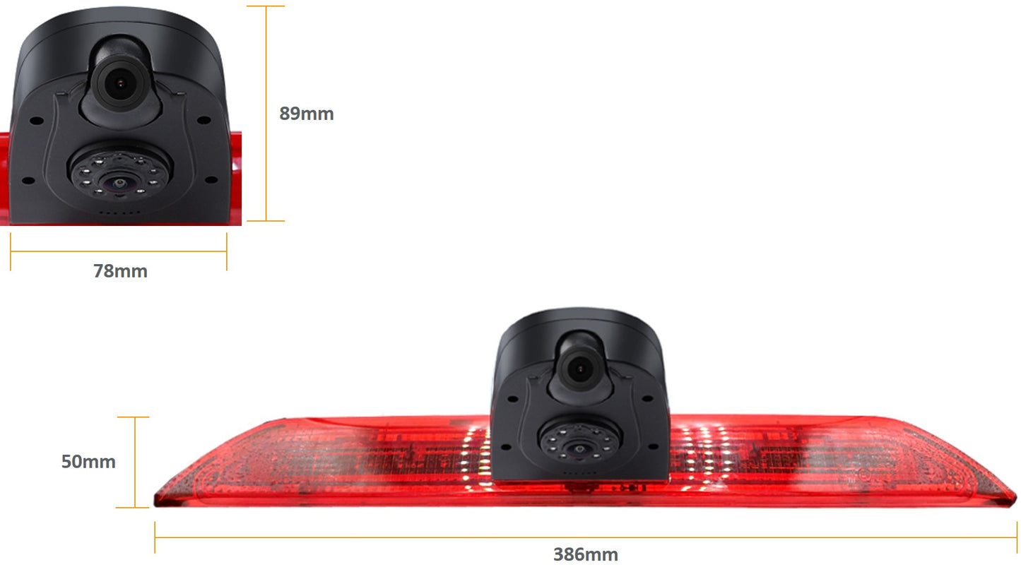 Ford Transit (2014-2019) DUAL LENS High Level Brake Light Rear View Camera (NTSC)
