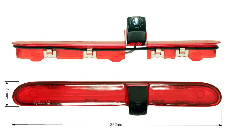 Vauxhall Vivaro (2019 Onwards) High Level Brake Light Camera (NTSC)