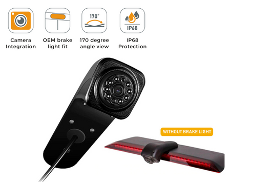 VW Crafter (2017 Onwards) Reverse View High Level Brake Light Camera (NTSC) (CAMERA ONLY)