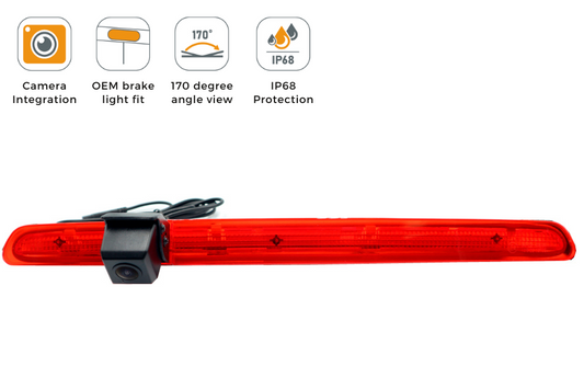 Volkswagen Transporter T6 (2016 Onwards) High Level Brake Light Camera (NTSC) (TAIL LIFT DOOR)