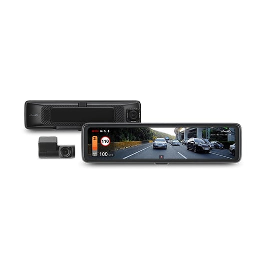 Mio MiVue R850T Front and Rear E-mirror Dash Cam with HDR Recording