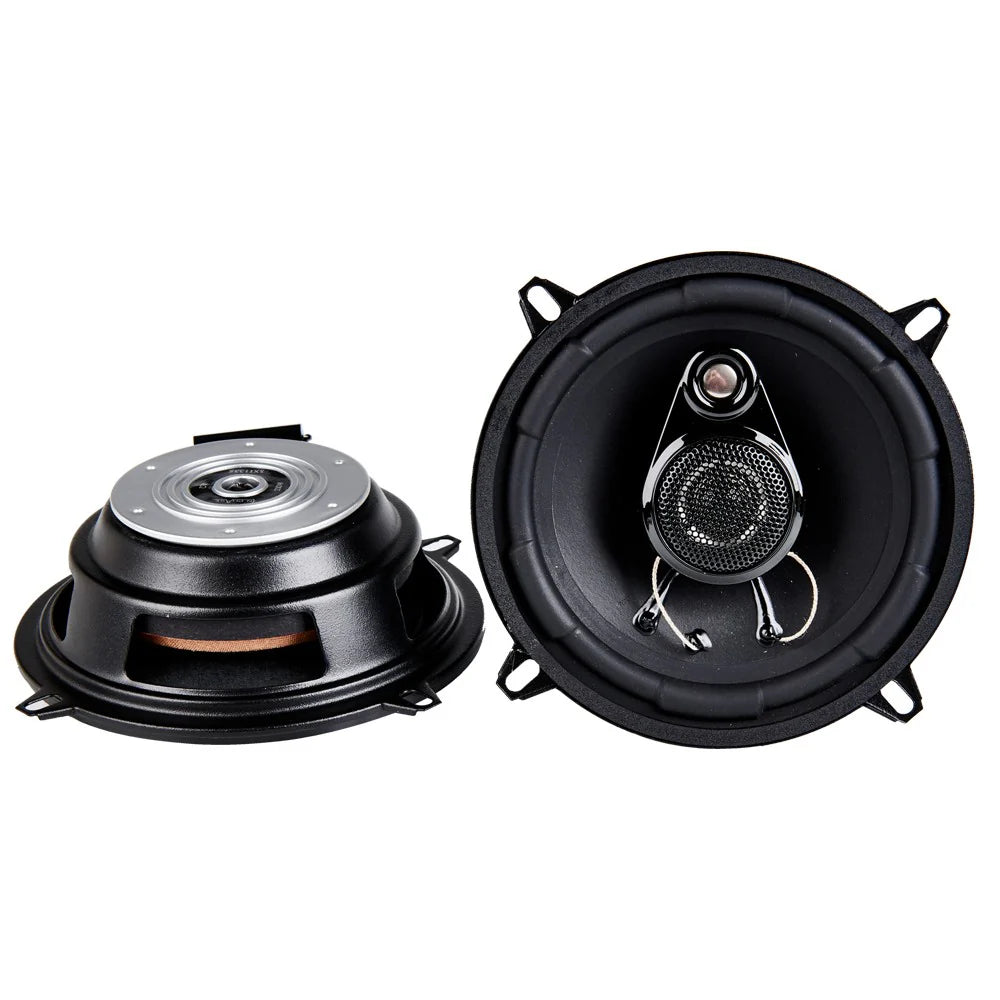In Phase SXT1335 - 13cm Shallow Mount 3-Way Coaxial Speakers - 230 Watts
