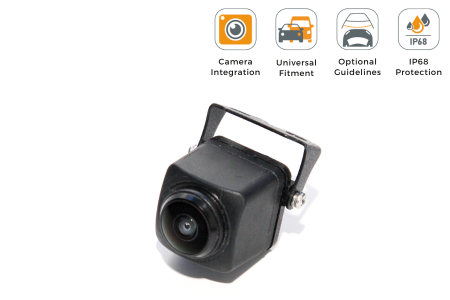 Universal Vehicle 190 Degree Front & Rear View Camera With Adjustable Bracket (NTSC)