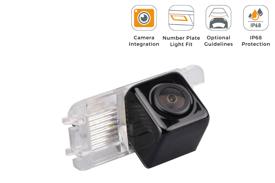 Ford Fiesta MK7 Reverse View Rear Number Plate Light Camera (NTSC)