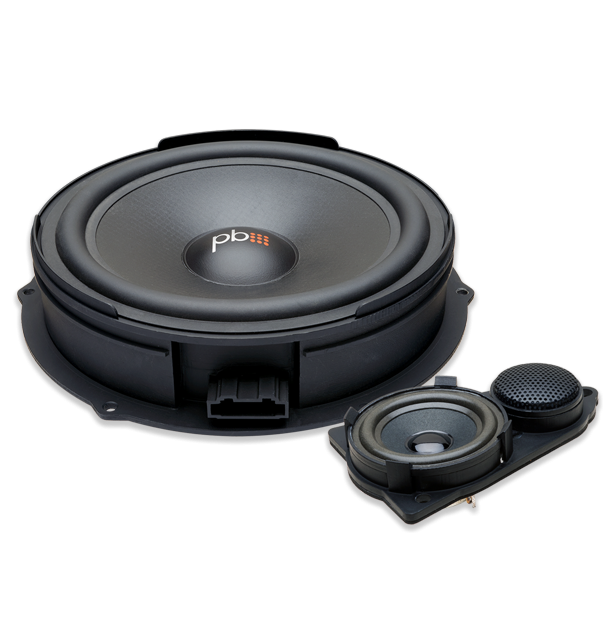 Powerbass OE83T5-VW 8" 3-Way Component Speaker Upgrade For VW Transporter T5 T5.1