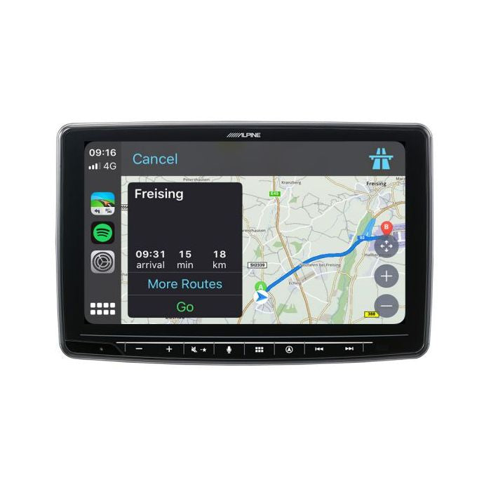 Alpine INE-F904D - 9" Screen Built-In Navi, BT, DAB+ CarPlay/Android