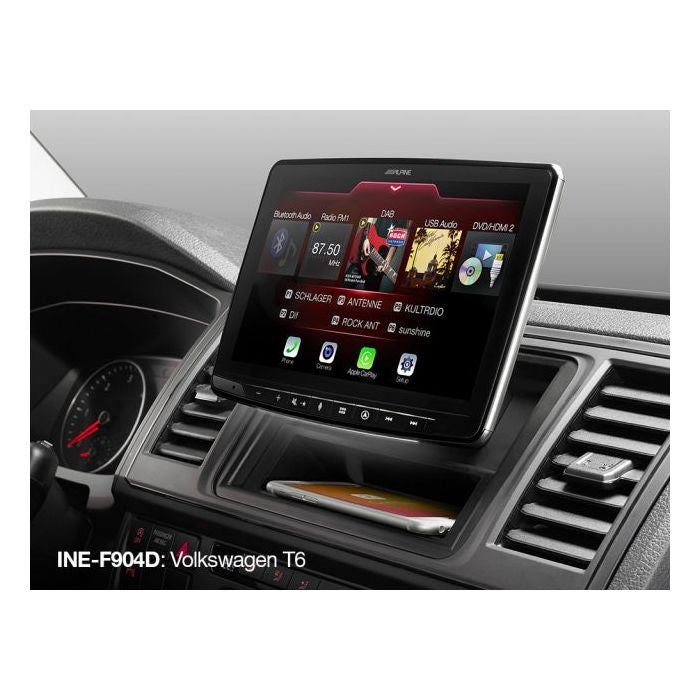 Alpine INE-F904D - 9" Screen Built-In Navi, BT, DAB+ CarPlay/Android