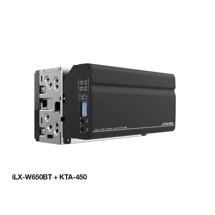 Alpine KTA-450 4-Channel Amplifier (Head Unit Power Pack) For ILX-W650BT