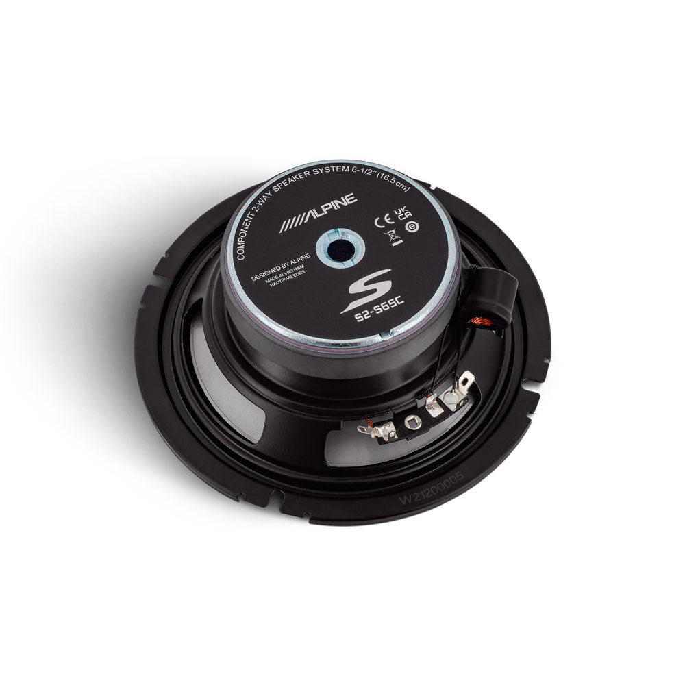 Alpine S2-S65C - S-Series 6.5" 2-Way Car Component Speakers 240 Watts