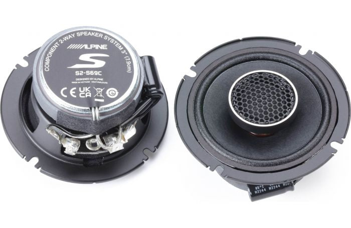 Alpine S2-S69C - S-Series 6"X9" Car Component Speakers 260 Watts