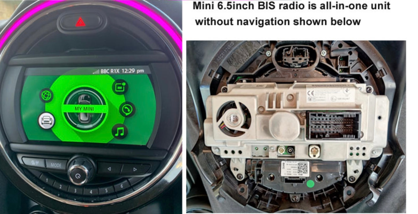 Add Camera to OEM Mini Clubman (2015 Onwards) For EVO BIS Basic 6.5inch Radio Only