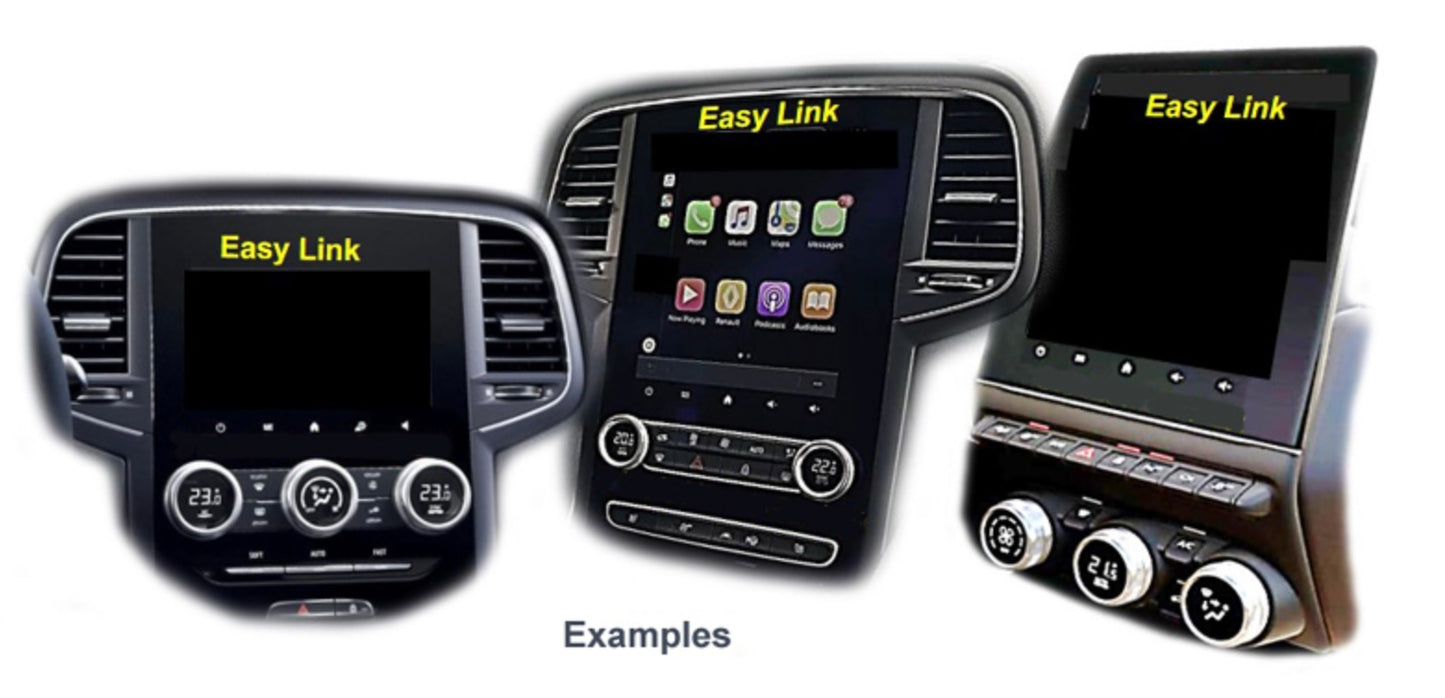 Add a Camera to OEM Renault Twingo (2014 Onwards) With Easy Link (7" Monitor or 9" Tablet)